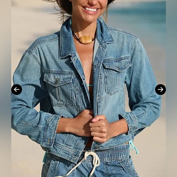 We The Free Jackets & Blazers - We The Free Sidney Denim Jacket - Blue Daydream - Free People